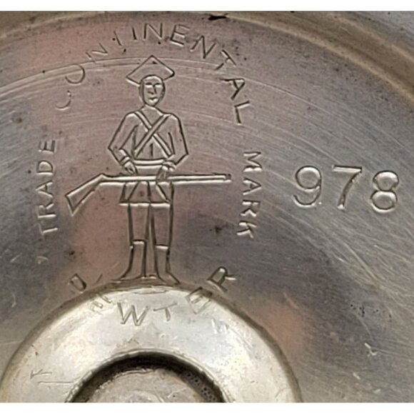 Continental Silver Co Pewter Goblets Communion Wine Cups #978 Set of 5 - Picture 9 of 9